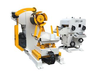 中（zhōng）薄板三合（hé）一開卷整（zhěng）平送料機